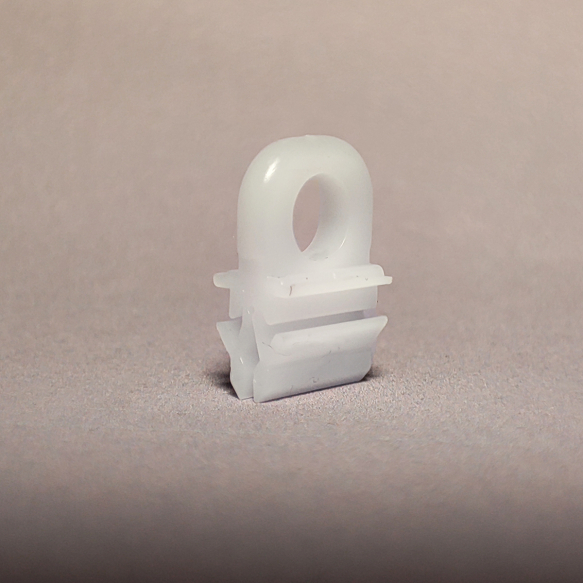 1 Gang 35mm Deep Circular Dry Lining Box in White, BG